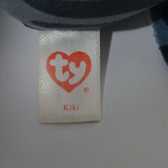 Ty Squish A Boos Kiki Plush Cat Mini Toy Gray Striped For Ages 3 & Up 2022 3" - Picture 8 of 9